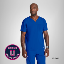 Barco One Velocity 2-Pocket V-Neck Scrub Top 4