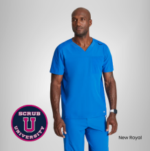 Barco One Velocity 2-Pocket V-Neck Scrub Top 10