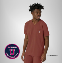 Carhartt Force Cross-Flex Men's V-Neck Scrub Top 8