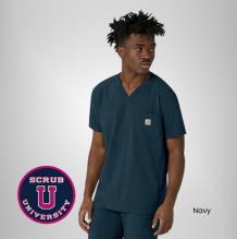 Carhartt Force Cross-Flex Men's V-Neck Scrub Top 7