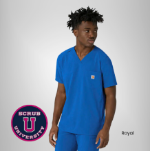 Carhartt Force Cross-Flex Men's V-Neck Scrub Top 5