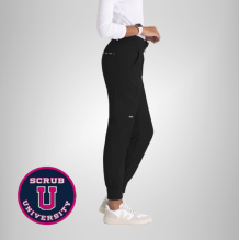 Carly 7-Pocket Mid Rise Jogger Scrub Pant 2