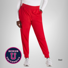 Cherokee Revolution Women's Mid Rise Jogger Scrub Pant 9
