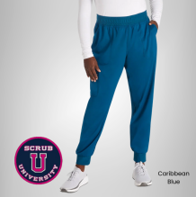 Cherokee Revolution Women's Mid Rise Jogger Scrub Pant 6