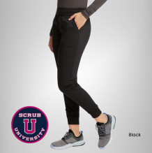 Cherokee Revolution Women's Mid Rise Jogger Scrub Pant 4