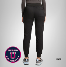 Cherokee Revolution Women's Mid Rise Jogger Scrub Pant 3