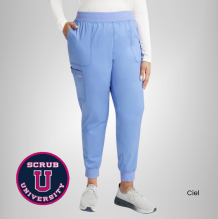 Cherokee Revolution Women's Mid Rise Jogger Scrub Pant 14