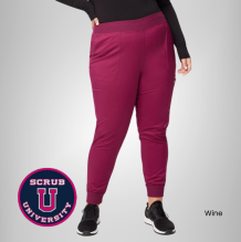 Cherokee Revolution Women's Mid Rise Jogger Scrub Pant 11