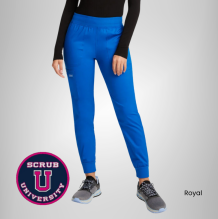 Cherokee Revolution Women's Mid Rise Jogger Scrub Pant 10