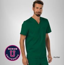 Cherokee Revolution Men's V-Neck Solid Scrub Top 3