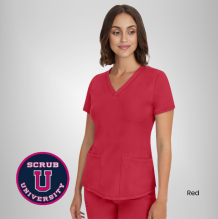 Healing Hands Women's Monica V-Neck Solid Scrub Top 7