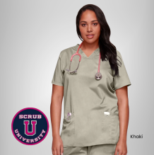 Cherokee Revolution Women's V-Neck Solid Scrub Top 15