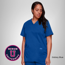 Cherokee Revolution Women's V-Neck Solid Scrub Top 18