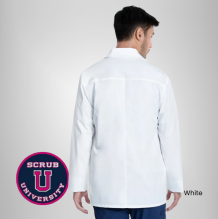 Cherokee Men's Notched Consultation 30" Lab Coat 3