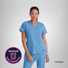 Emma 4-Pocket V-Neck Scrub Top 5