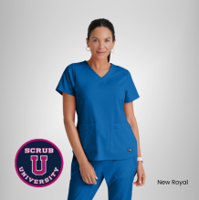 Emma 4-Pocket V-Neck Scrub Top 11