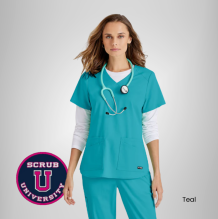 Emma 4-Pocket V-Neck Scrub Top 9