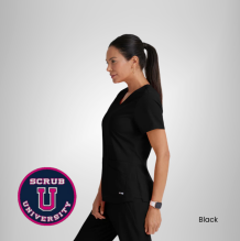 Emma 4-Pocket V-Neck Scrub Top 3