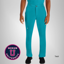 Healing Hands Men's Ryan Zip Fly Slim Fit Scrub Pant 4