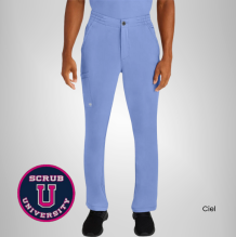 Healing Hands Men's Ryan Zip Fly Slim Fit Scrub Pant 12