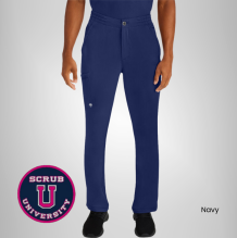 Healing Hands Men's Ryan Zip Fly Slim Fit Scrub Pant 7