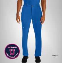 Healing Hands Men's Ryan Zip Fly Slim Fit Scrub Pant 5