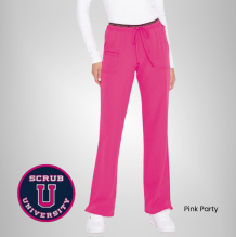 Heart Soul Women's Heart Breaker Drawstring Scrub Pant 3