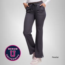 Heart Soul Women's Heart Breaker Drawstring Scrub Pant 2