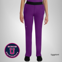 Healing Hands Women's Rachel Elastic Waistband Cargo Scrub Pant 9