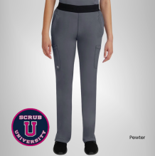 Healing Hands Women's Rachel Elastic Waistband Cargo Scrub Pant 6