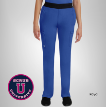 Healing Hands Women's Rachel Elastic Waistband Cargo Scrub Pant 4