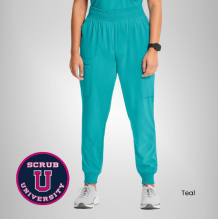 Infinity Women's Mid Rise Jogger Scrub Pant 7