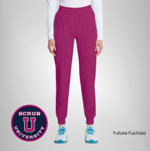 Infinity Women's Mid Rise Jogger Scrub Pant 5