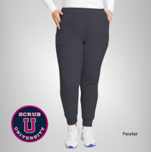 Infinity Women's Mid Rise Jogger Scrub Pant 9