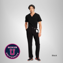 Infinity Men's Zip Fly Cargo Scrub Pant 4