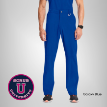 Infinity Men's Zip Fly Cargo Scrub Pant 8