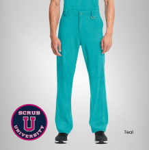 Infinity Men's Zip Fly Cargo Scrub Pant 17