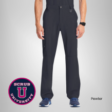 Infinity Men's Zip Fly Cargo Scrub Pant 14