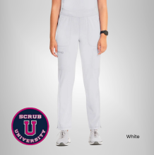 Infinity Women's Mid Rise Tapered Leg Pull-On Scrub Pant 12