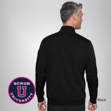 Rothwear By Med Couture Men's Zip Up Solid Scrub Jacket 3