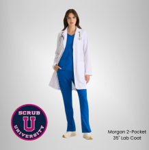 Barco Greys Anatomy Morgan 2-Pocket 35" Lab Coat 2
