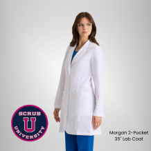 Barco Greys Anatomy Morgan 2-Pocket 35" Lab Coat 4