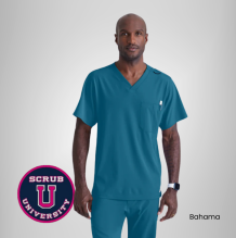 Structure 1-Pocket V-Neck Scrub Top 15