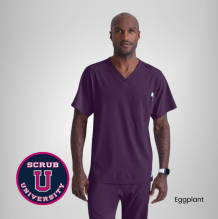 Structure 1-Pocket V-Neck Scrub Top 6