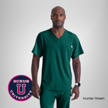 Structure 1-Pocket V-Neck Scrub Top 5