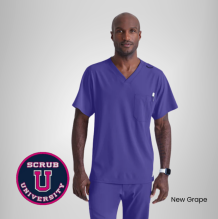Structure 1-Pocket V-Neck Scrub Top 7