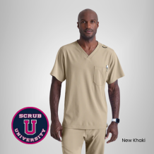 Structure 1-Pocket V-Neck Scrub Top 13