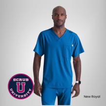Structure 1-Pocket V-Neck Scrub Top 11