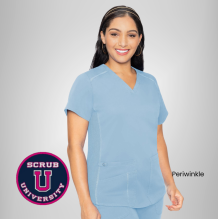 Med Couture Touch V-neck Shirttail Top | 7459 10