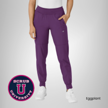 Wink Women's Comfort Waist Cargo Jogger Scrub Pant 17
